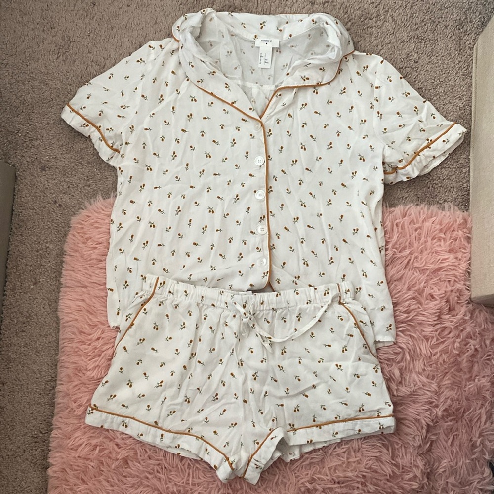 Forever21 Floral PJ Set